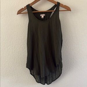 Women's Olive Green Tank Top